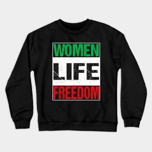 Rise With The Women Of Iran Women Life Freedom Crewneck Sweatshirt